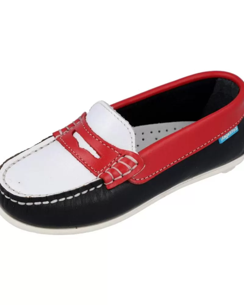 Boy ANGELITOS Boat Shoes-Boy Boat Shoes - 541 Zapatos Mocasin Nino Marino