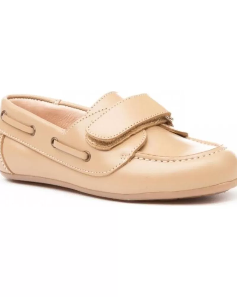 Boy ANGELITOS Boat Shoes-Boy Boat Shoes Nautico Piel 353 Camel