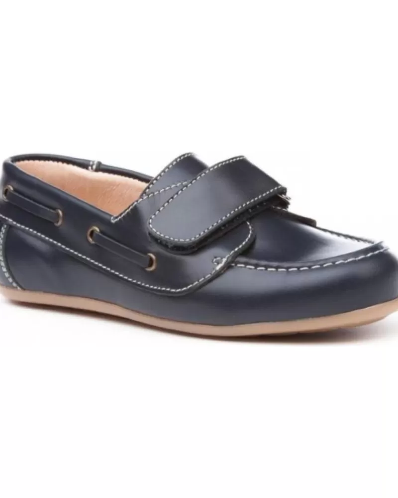 Boy ANGELITOS Boat Shoes-Boy Boat Shoes Nautico Piel 353 Marino