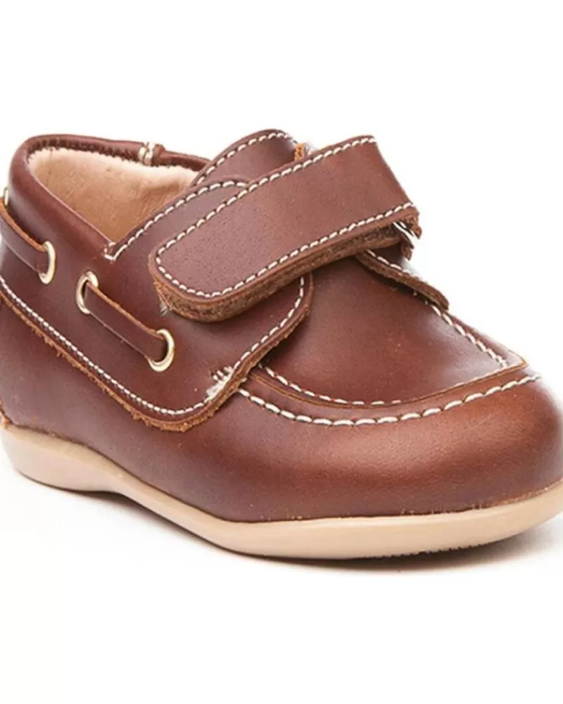 Boy ANGELITOS Boat Shoes-Boy Boat Shoes Nautico Piel 354 Cuero