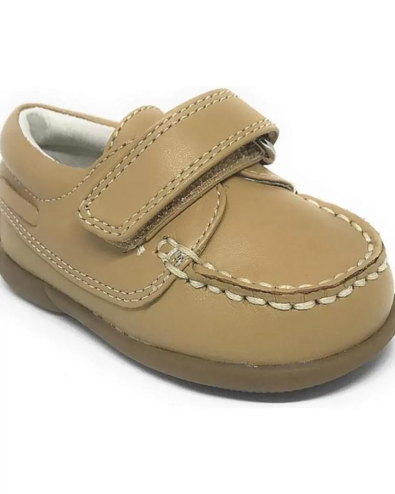 Boy DBEBE Shoes-Boy Boat Shoes Nauticos 8229 Beige