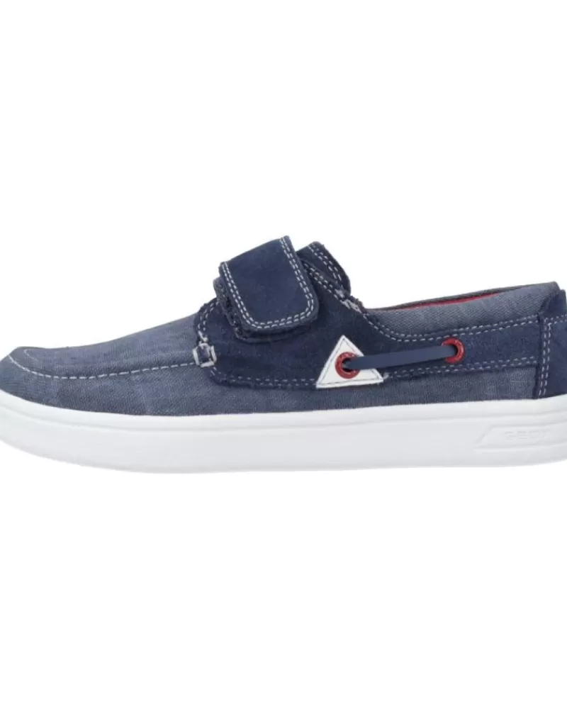 Boy GEOX Boat Shoes-Boy Boat Shoes J Djrock Boy Azul