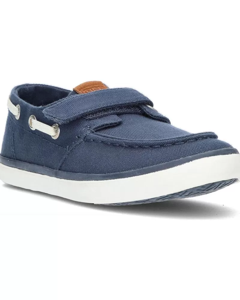 Boy GIOSEPPO Boat Shoes-Boy Boat Shoes Nauticos Cowens 40324 Navy