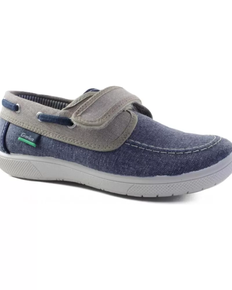 Boy GORILA Boat Shoes-Boy Boat Shoes Canvas Miami Cerrado Nino Marino