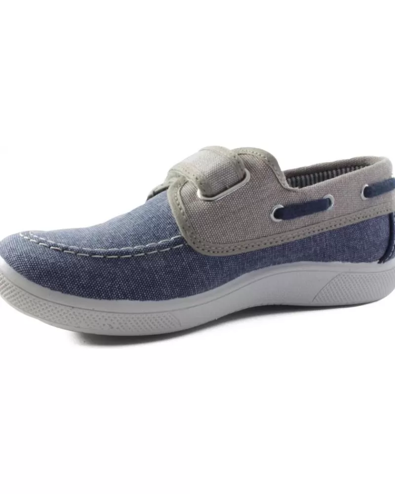 Boy GORILA Boat Shoes-Boy Boat Shoes Canvas Miami Cerrado Nino Marino