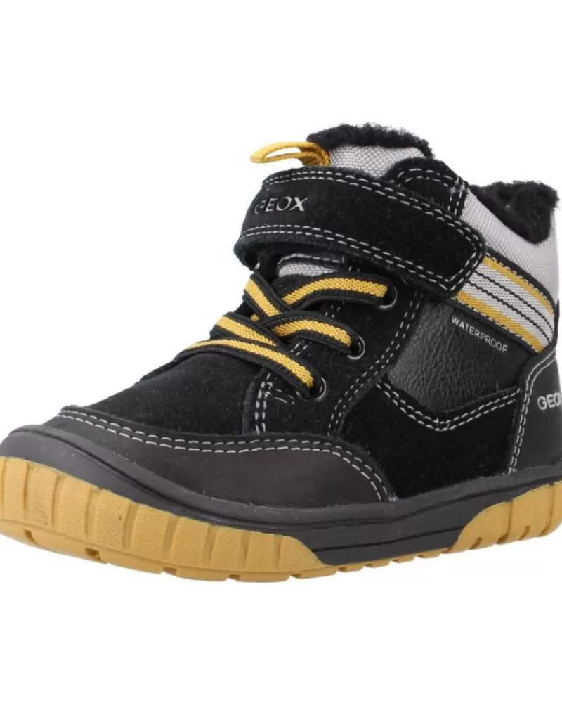 Boy GEOX Boots-Boy Boots B Omar Boy Wpf Negro