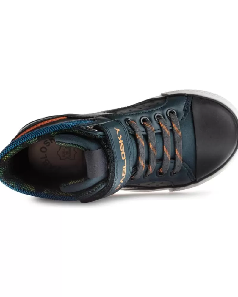 Boy PABLOSKY Boots-Boy Boots Bota Cierre De Velcro Puntera Reforzada P U Petroleo