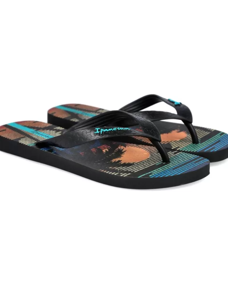 Boy IPANEMA Flip Flops-Boy Flip Flops 83348 Temas Xi Kids Chanclas Ni Negro