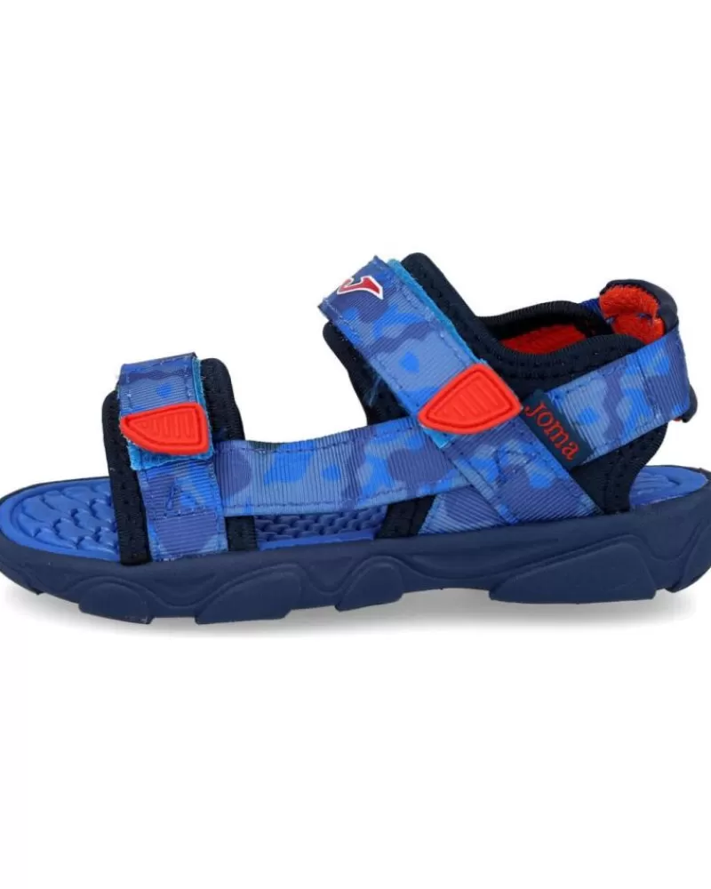 Boy JOMA Flip Flops-Boy Flip Flops Boat Jr 2304 Sandalias Nino Azul