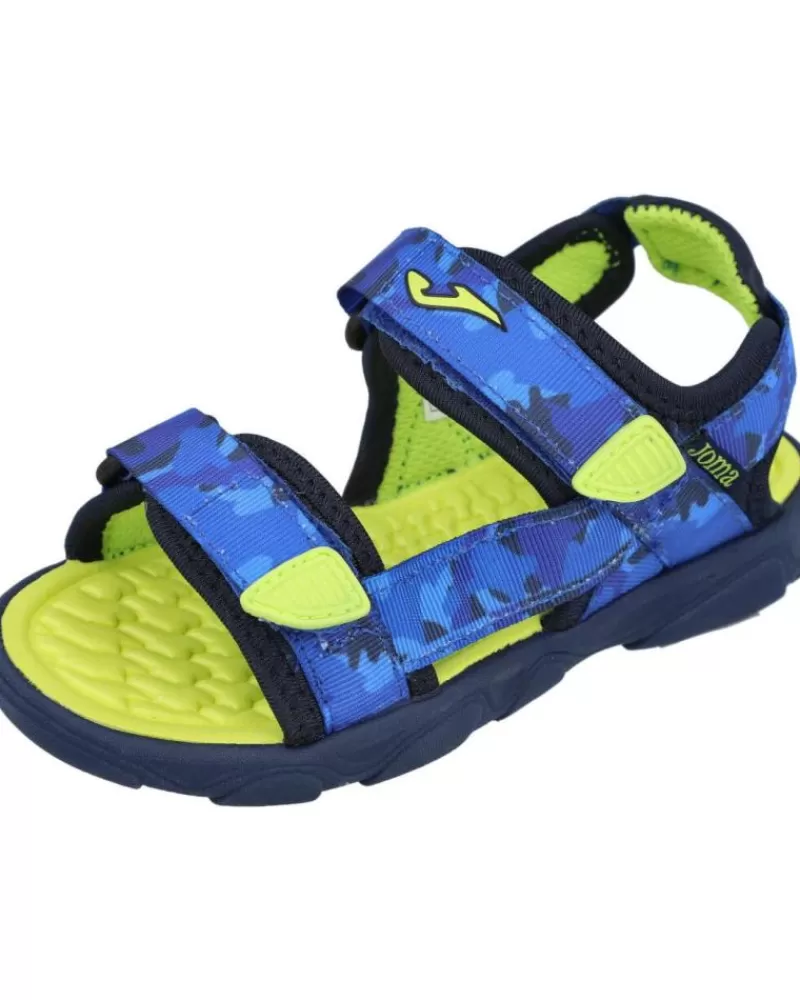 Boy JOMA Flip Flops-Boy Flip Flops Mdboat-Jr Sandalias Playa Nino Azul