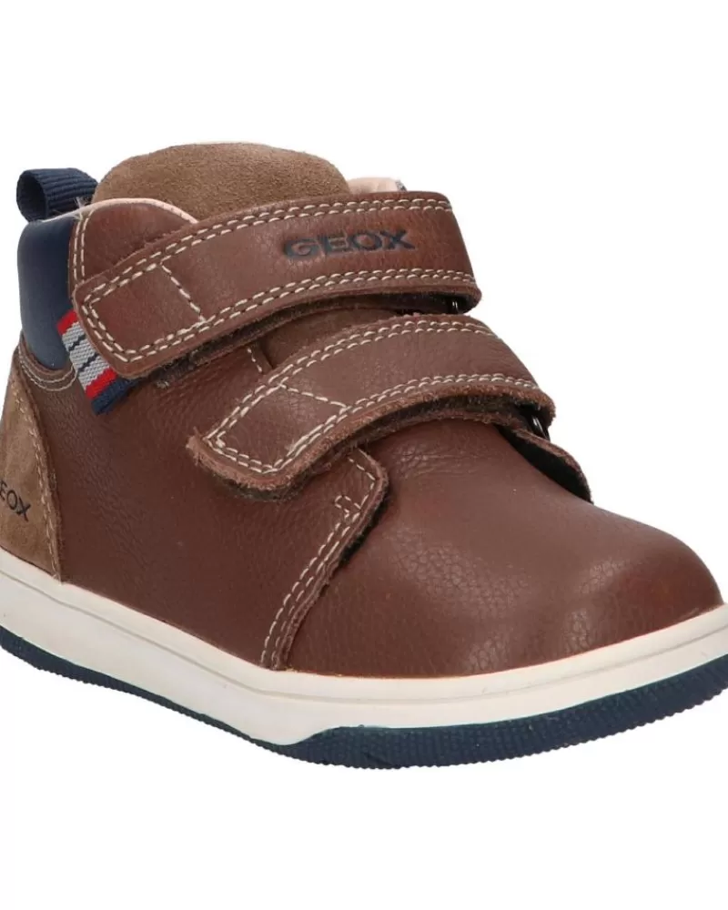 Boy GEOX Shoes-Boy B261Lc 04622 B New Flick Boy C0947 Brown-Navy