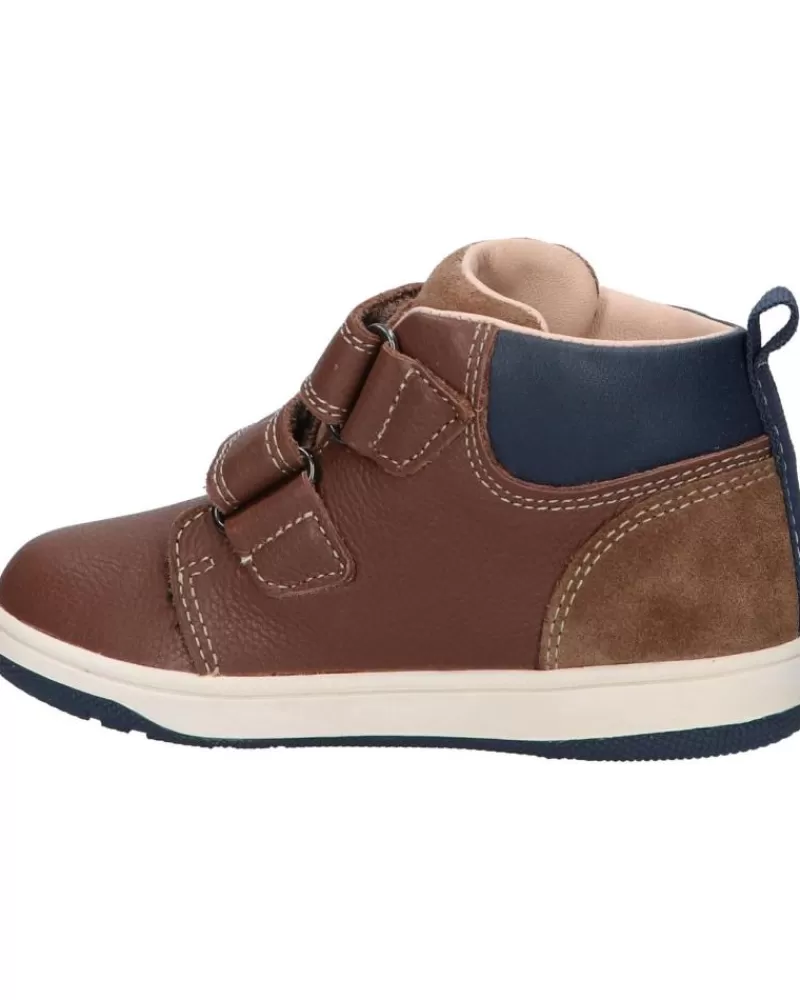Boy GEOX Shoes-Boy B261Lc 04622 B New Flick Boy C0947 Brown-Navy
