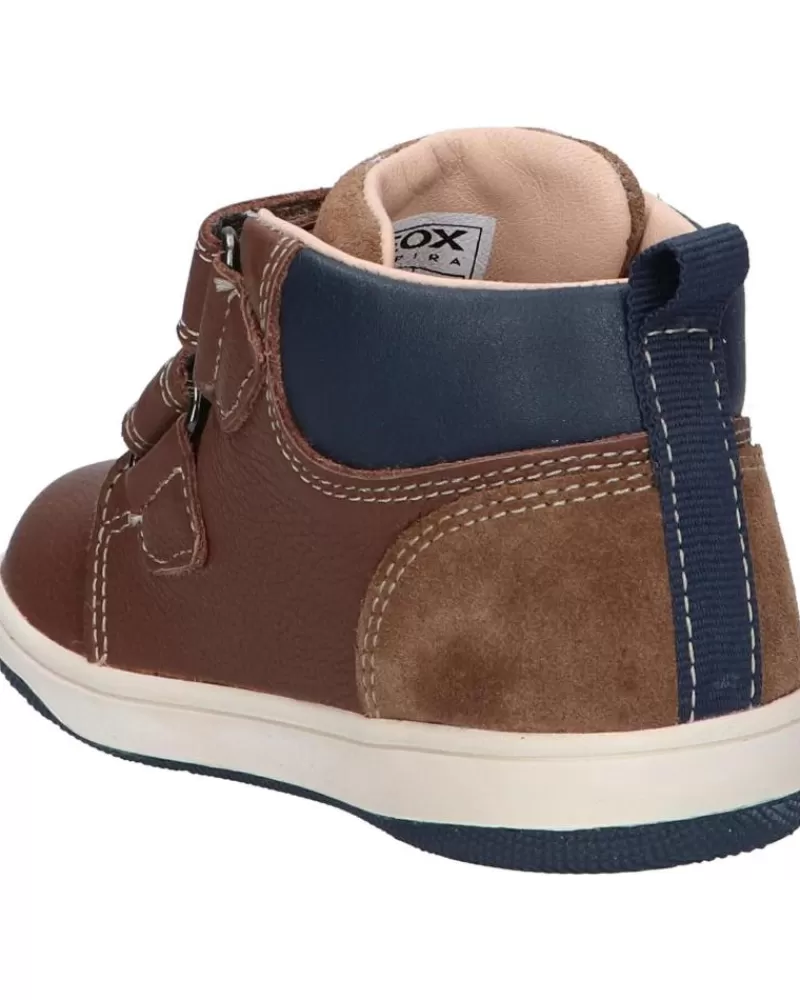 Boy GEOX Shoes-Boy B261Lc 04622 B New Flick Boy C0947 Brown-Navy
