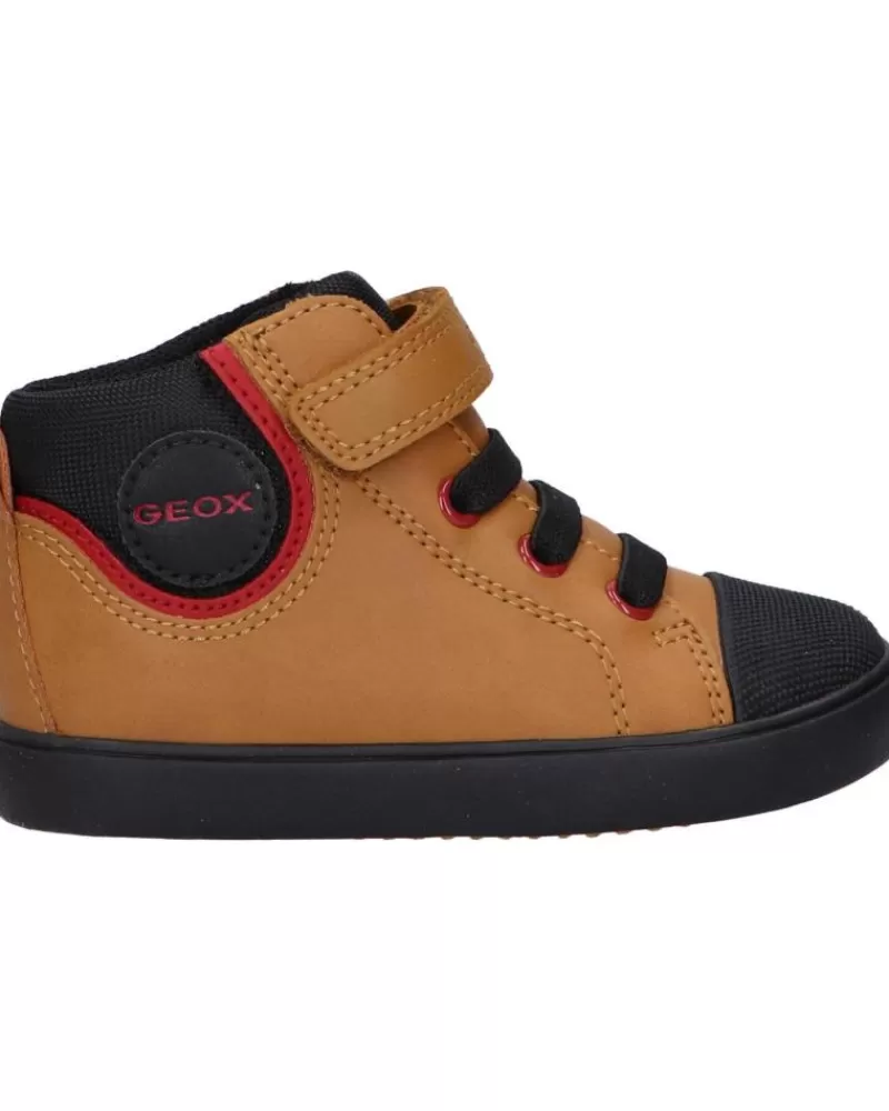 Boy GEOX Mid Boots-Boy B361Nb 0Mefu B Gisli C2G9B Dk Yellow-Black