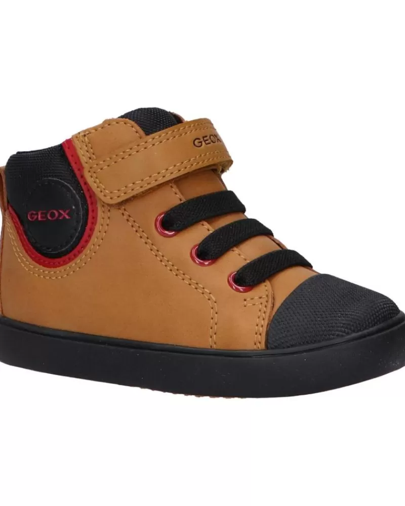 Boy GEOX Mid Boots-Boy B361Nb 0Mefu B Gisli C2G9B Dk Yellow-Black