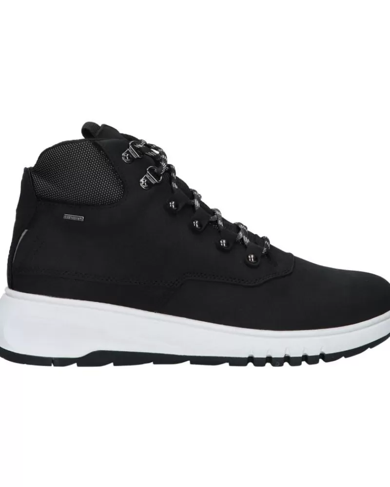 Boy GEOX Mid Boots-Boy D04Laa 076Fu D Aerantis C9999 Black