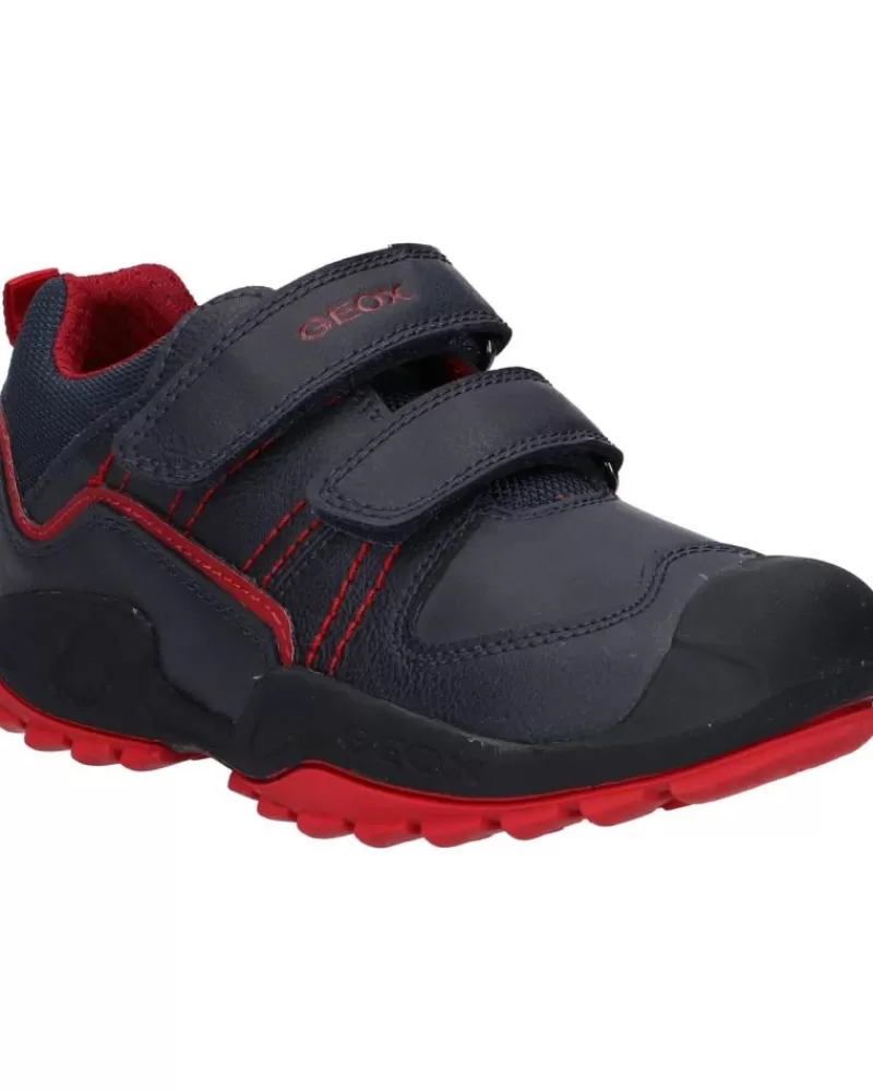 Boy GEOX Shoes-Boy J041Va 0Mefu J New Savage C0735 Navy-Red
