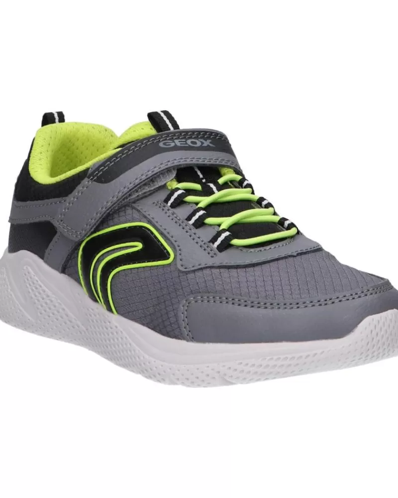 Boy GEOX Sports Shoes-Boy J25Gbb 0Fufe J Sprintye Boy C0666 Grey-Lime