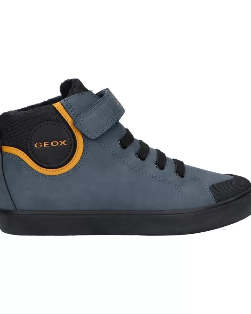 Boy GEOX Mid Boots-Boy J365Cf 0Mefu J Gisli C4B2V Avio-Yellow