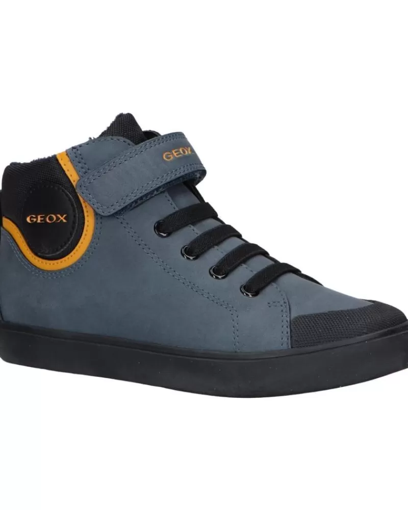 Boy GEOX Mid Boots-Boy J365Cf 0Mefu J Gisli C4B2V Avio-Yellow