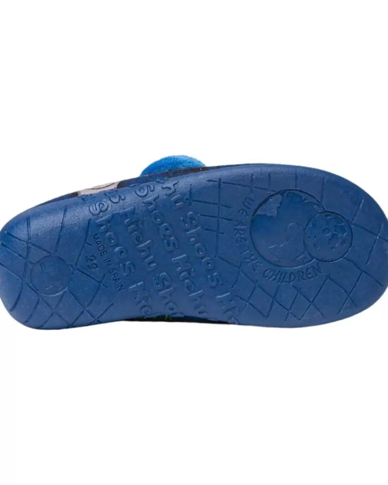 Boy ANGELITOS House Slipers-Boy House Slipers Pantufla Gamer 143 Azul