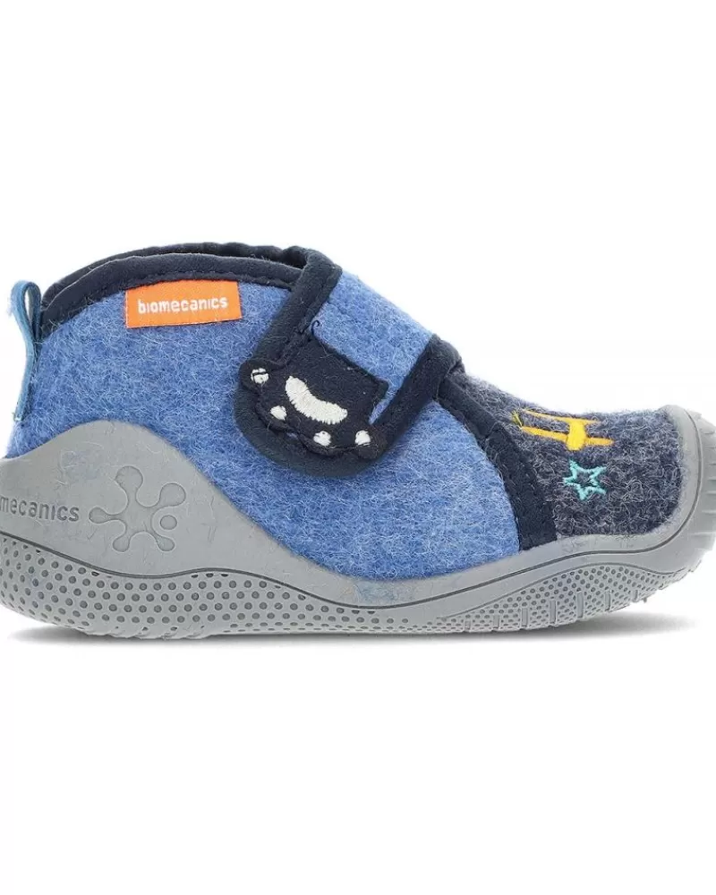 Boy BIOMECANICS House Slipers-Boy House Slipers Pantuflas Bebe Biohome 221292-A Marino
