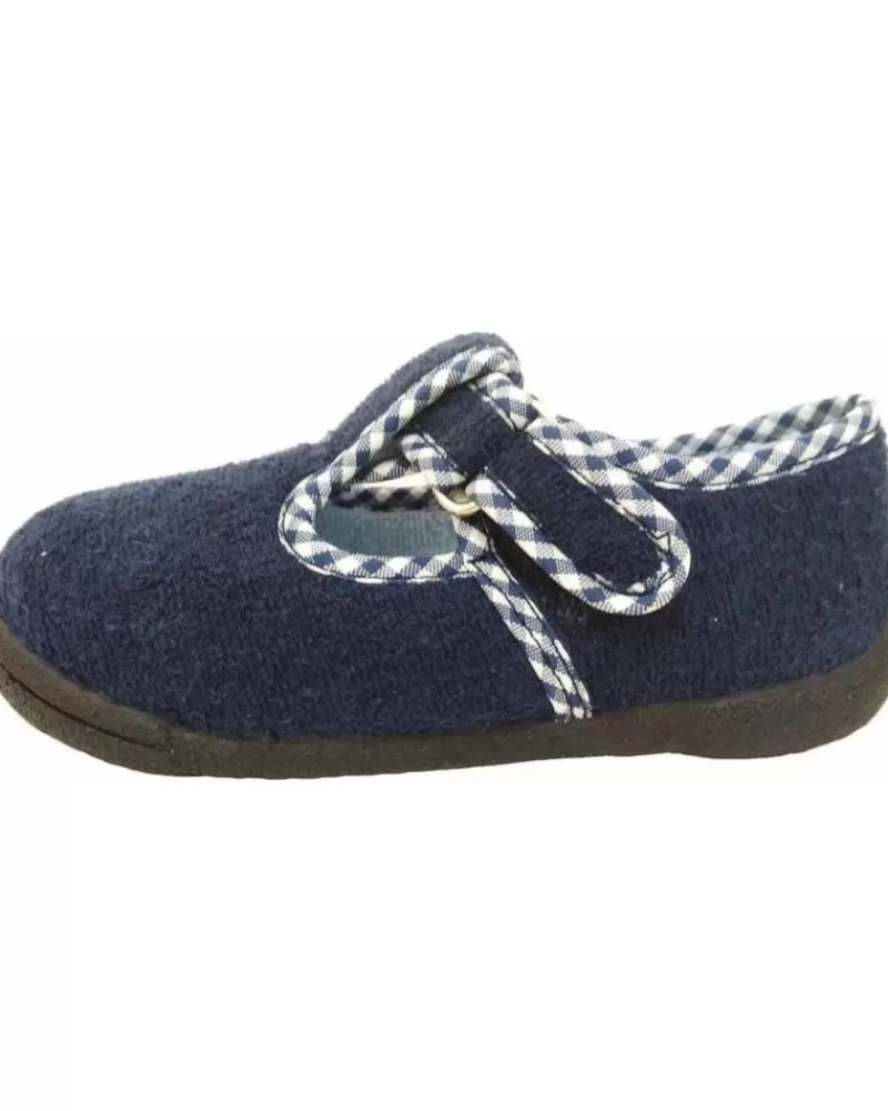 Boy COLORES House Slipers-Boy House Slipers Zapatilla 022372 Azul