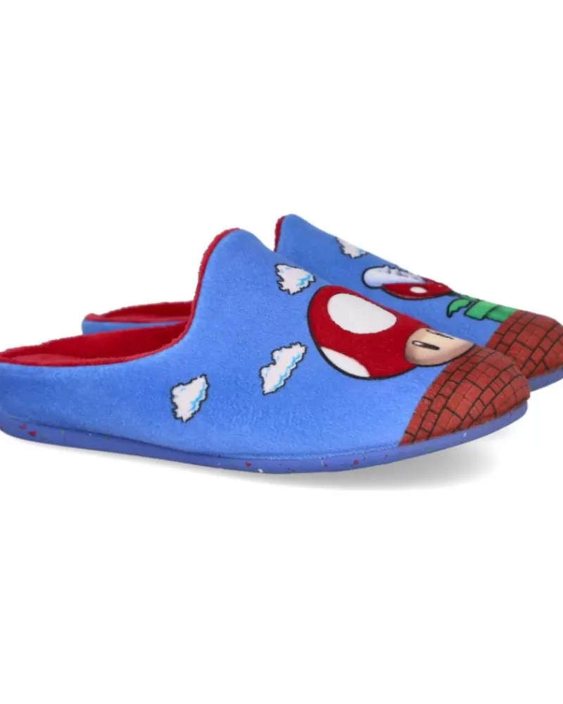 Boy GARZON House Slipers-Boy House Slipers N4750-246 Zapatillas De Casa Nin Azul