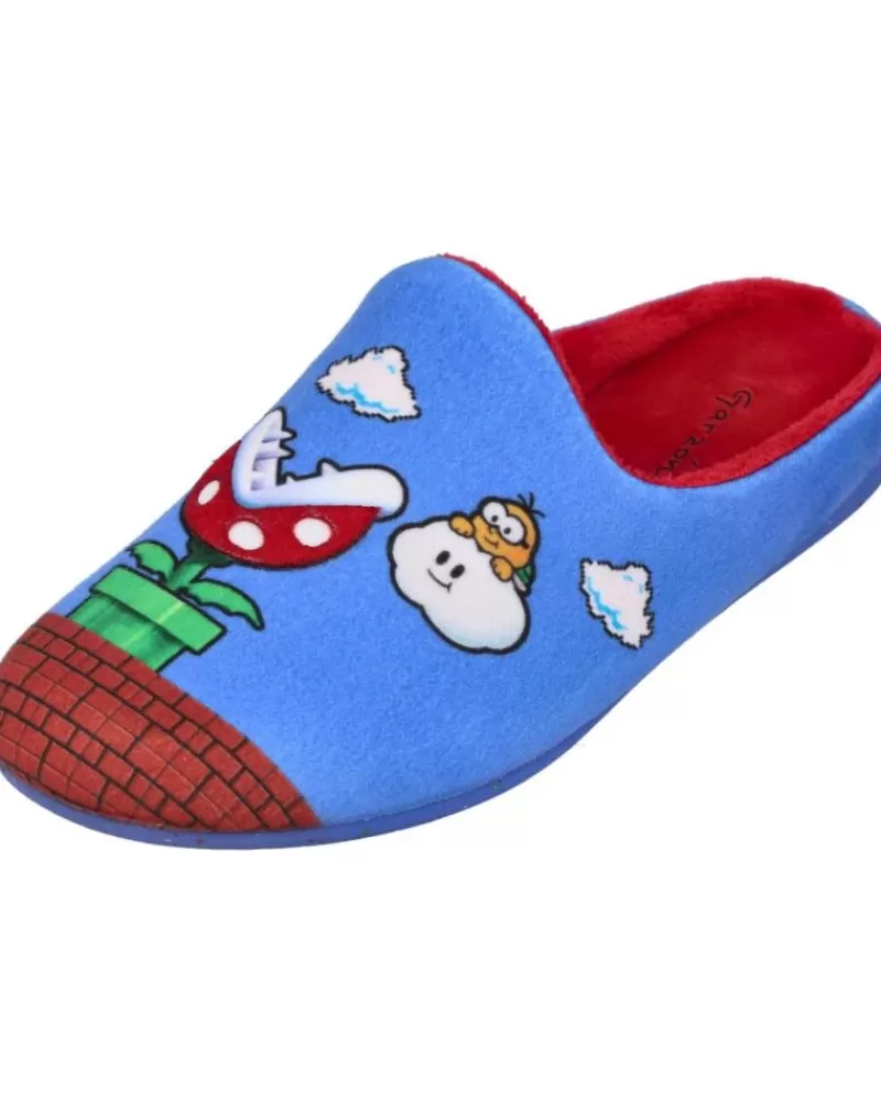 Boy GARZON House Slipers-Boy House Slipers N4750-246 Zapatillas De Casa Nin Azul