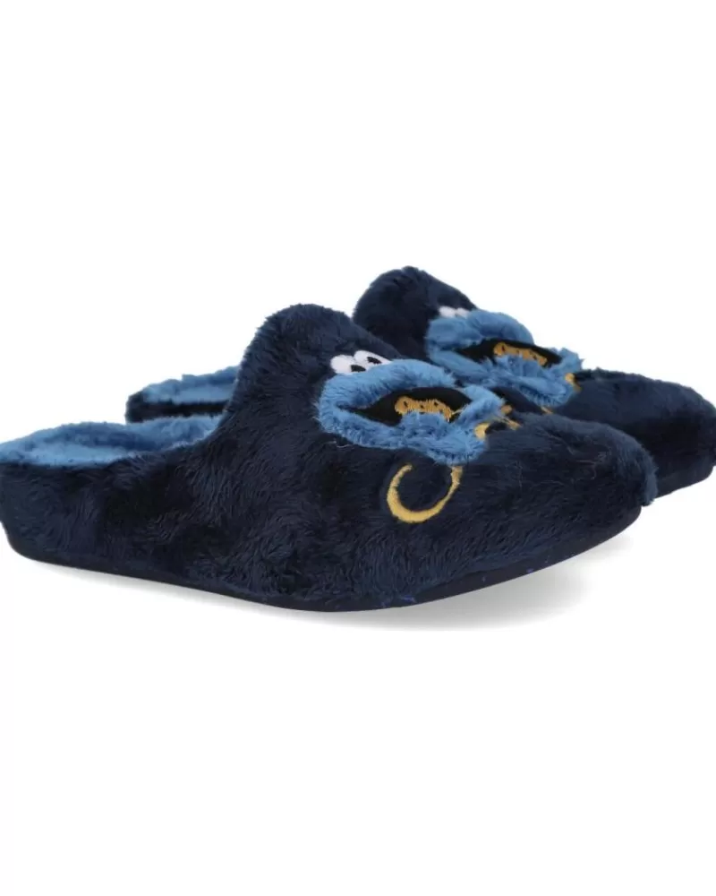 Boy GARZON House Slipers-Boy House Slipers N4766-275 Zapatillas De Casa Nin Azul