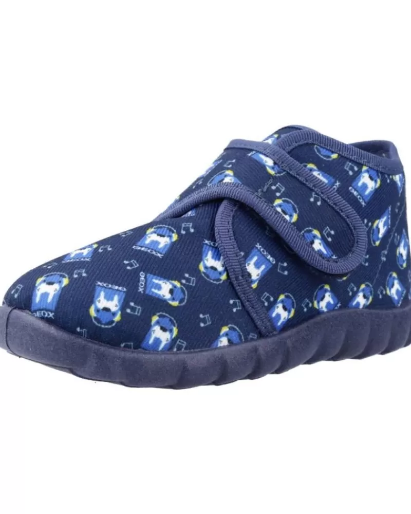 Boy GEOX House Slipers-Boy House Slipers B Zyzie Boy Azul