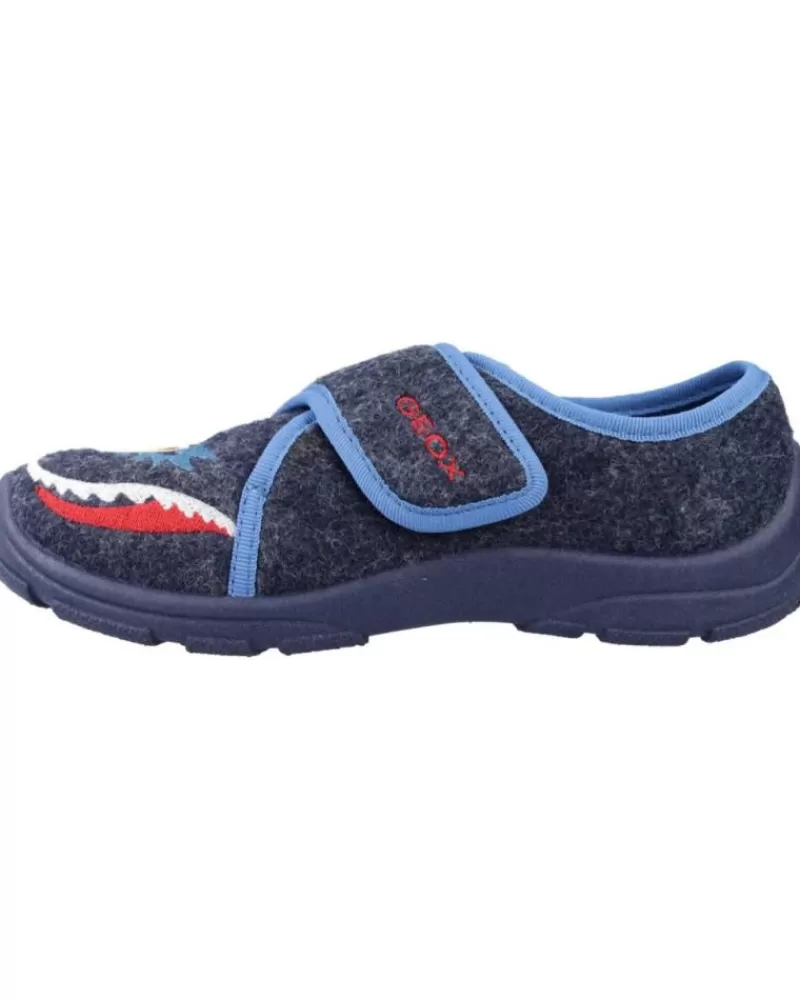 Boy GEOX House Slipers-Boy House Slipers J Nymel Boy Azul