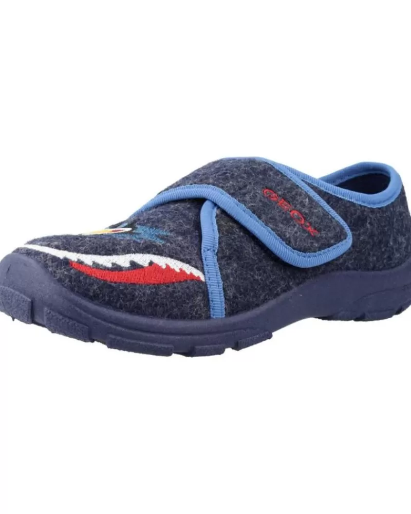 Boy GEOX House Slipers-Boy House Slipers J Nymel Boy Azul
