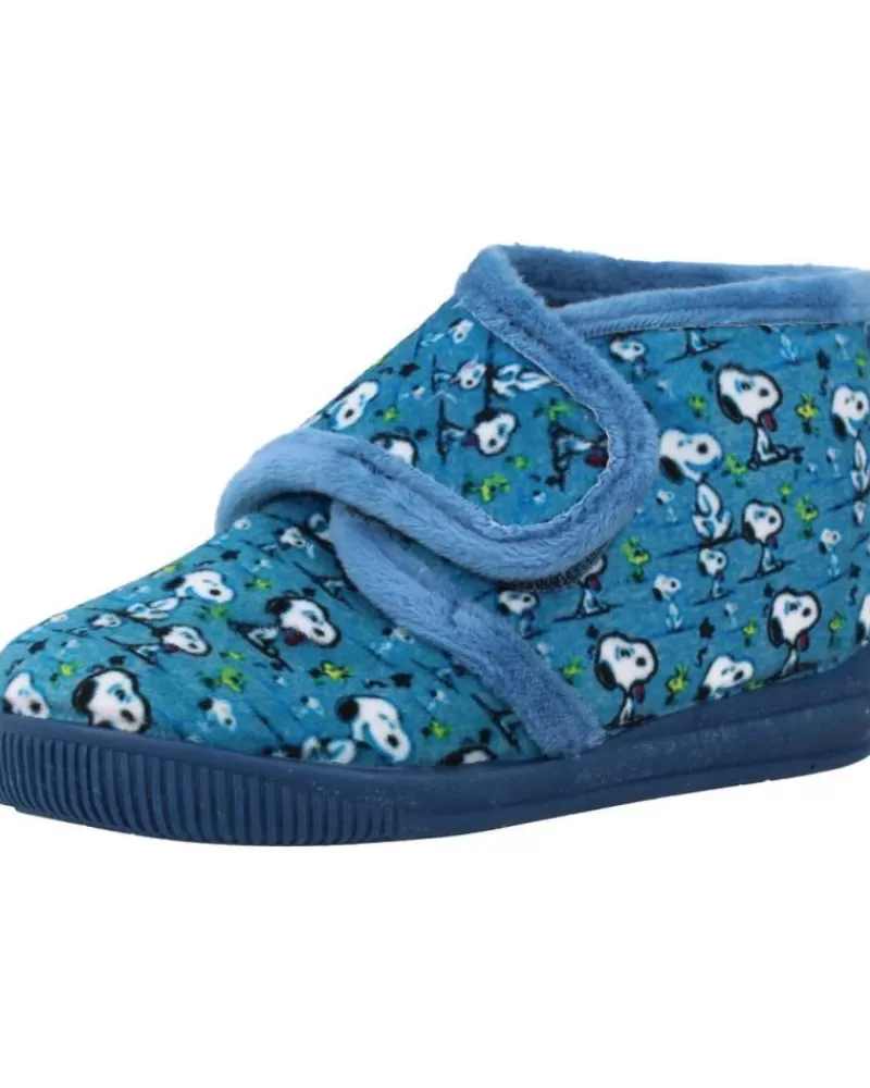 Boy OTRAS MARCAS House Slipers-Boy House Slipers 646Snoopy Azul