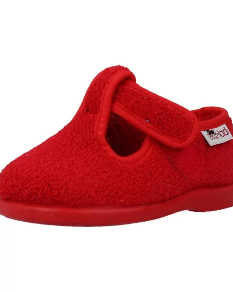 Boy VUL-LADI House Slipers-Boy House Slipers 3112 052 Rojo