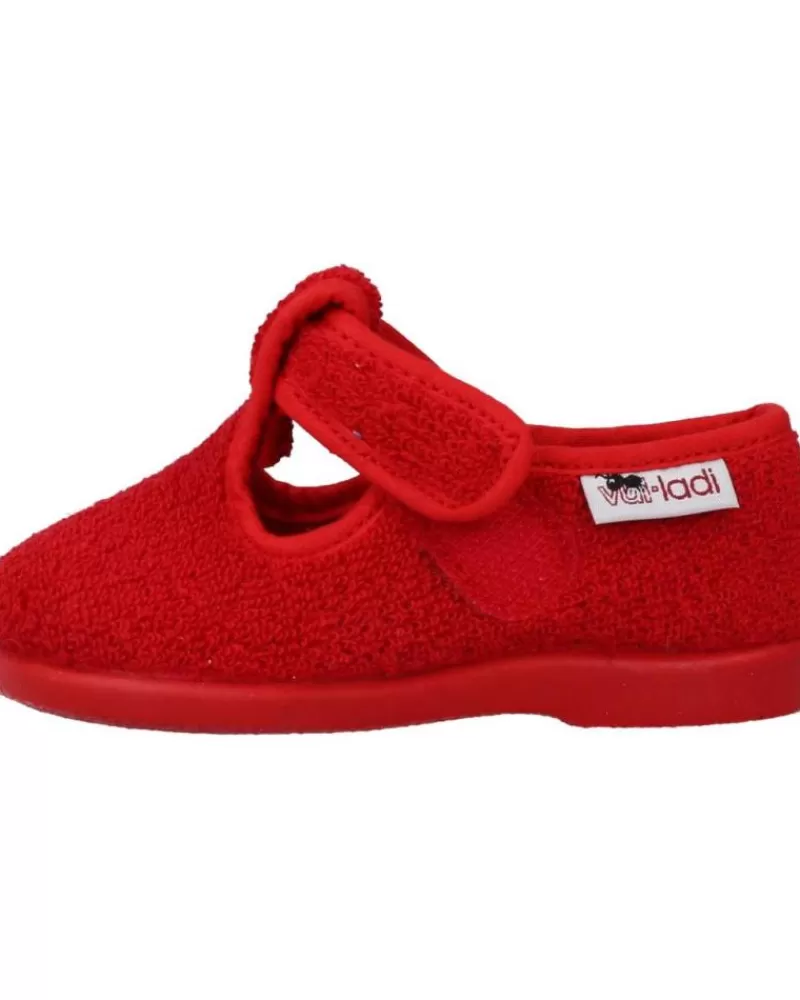 Boy VUL-LADI House Slipers-Boy House Slipers 3112 052 Rojo
