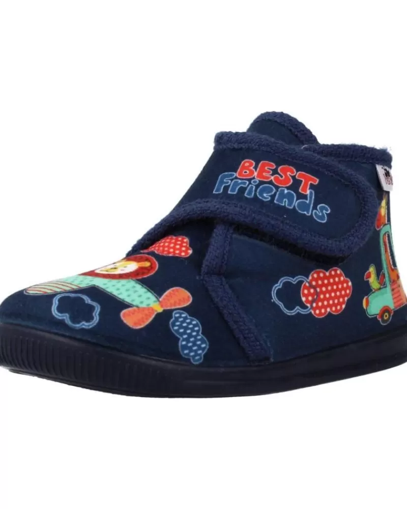 Boy VUL-LADI House Slipers-Boy House Slipers 3115 140 Azul