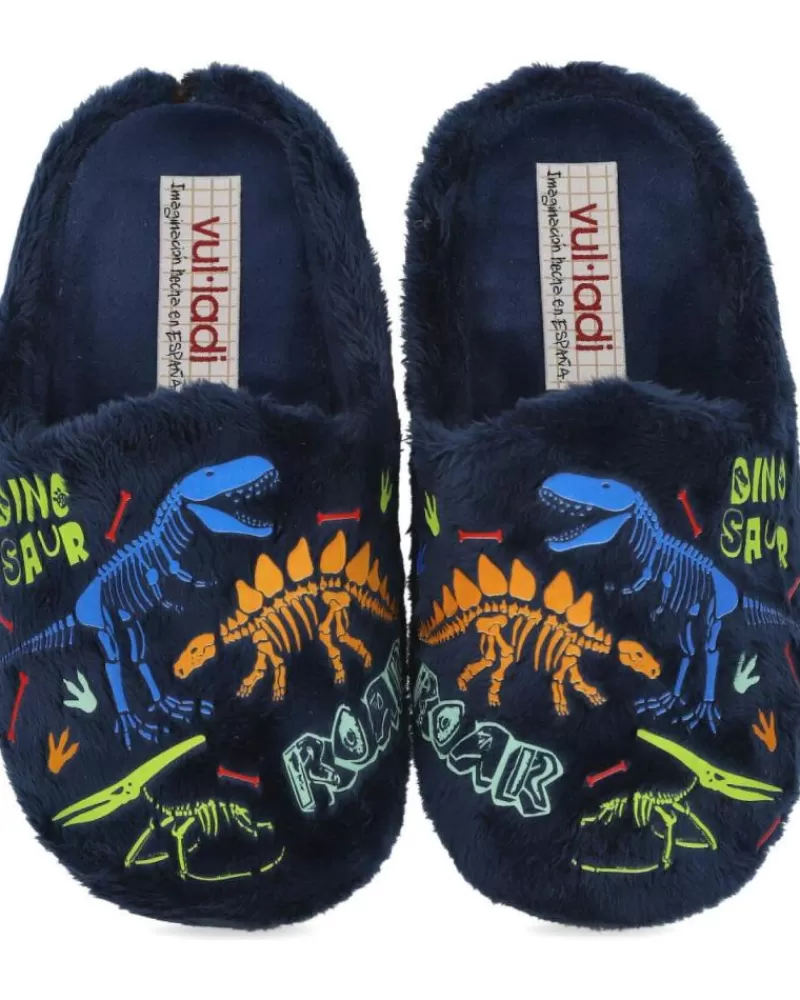 Boy VUL-LADI House Slipers-Boy House Slipers 4209-123 Zapatillas De Casa Ni Azul