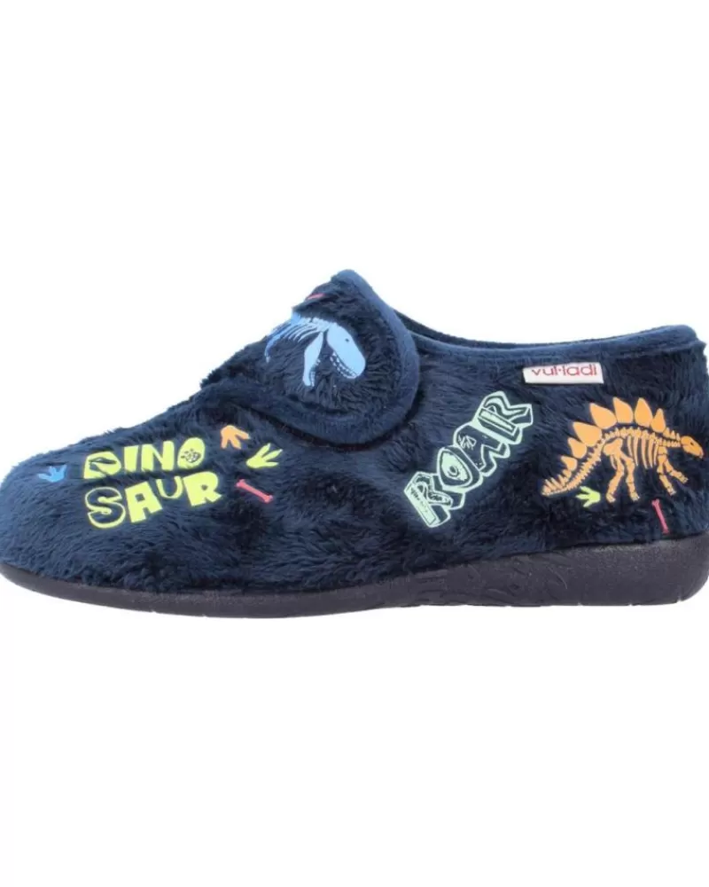 Boy VUL-LADI House Slipers-Boy House Slipers 4241 123 Azul
