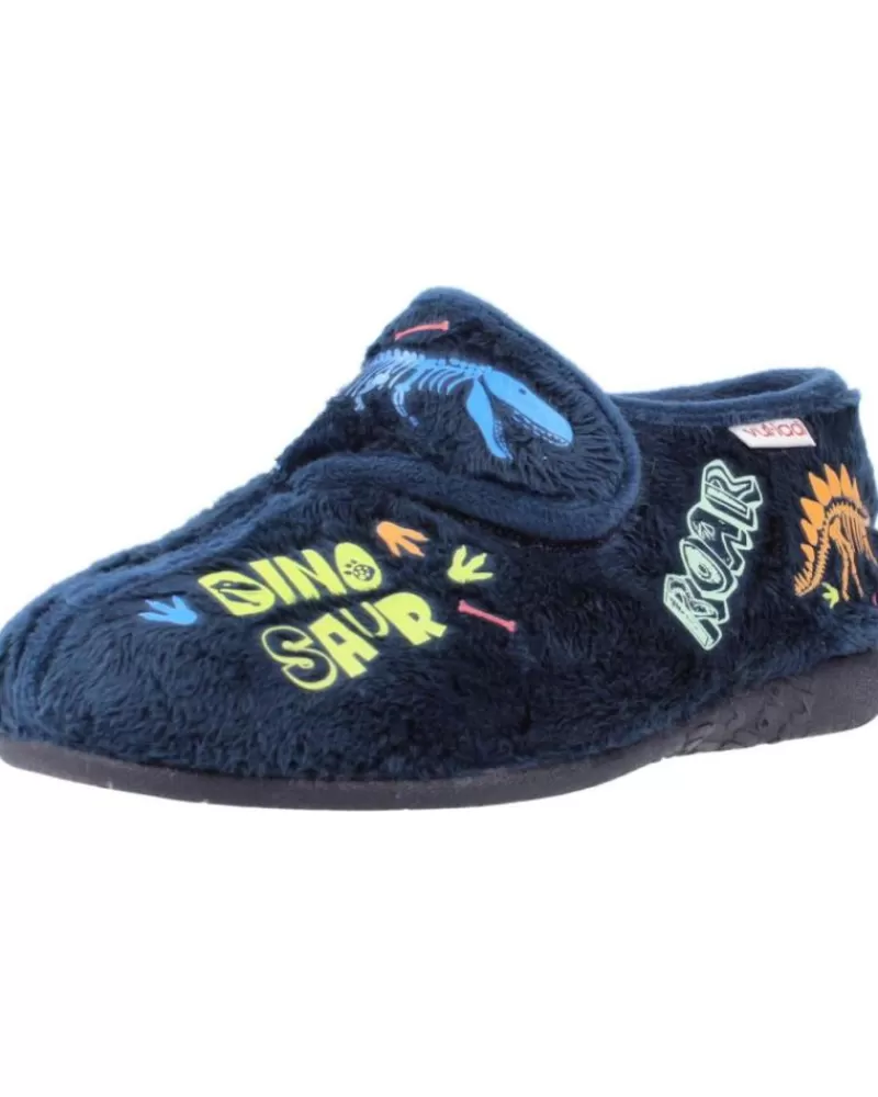Boy VUL-LADI House Slipers-Boy House Slipers 4241 123 Azul