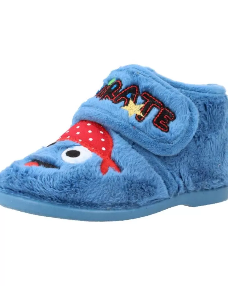 Boy VUL-LADI House Slipers-Boy House Slipers 5109 123 Azul