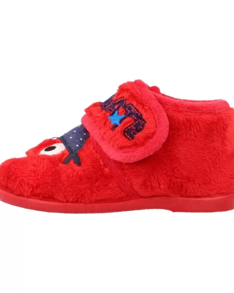 Boy VUL-LADI House Slipers-Boy House Slipers 5109 123 Rojo