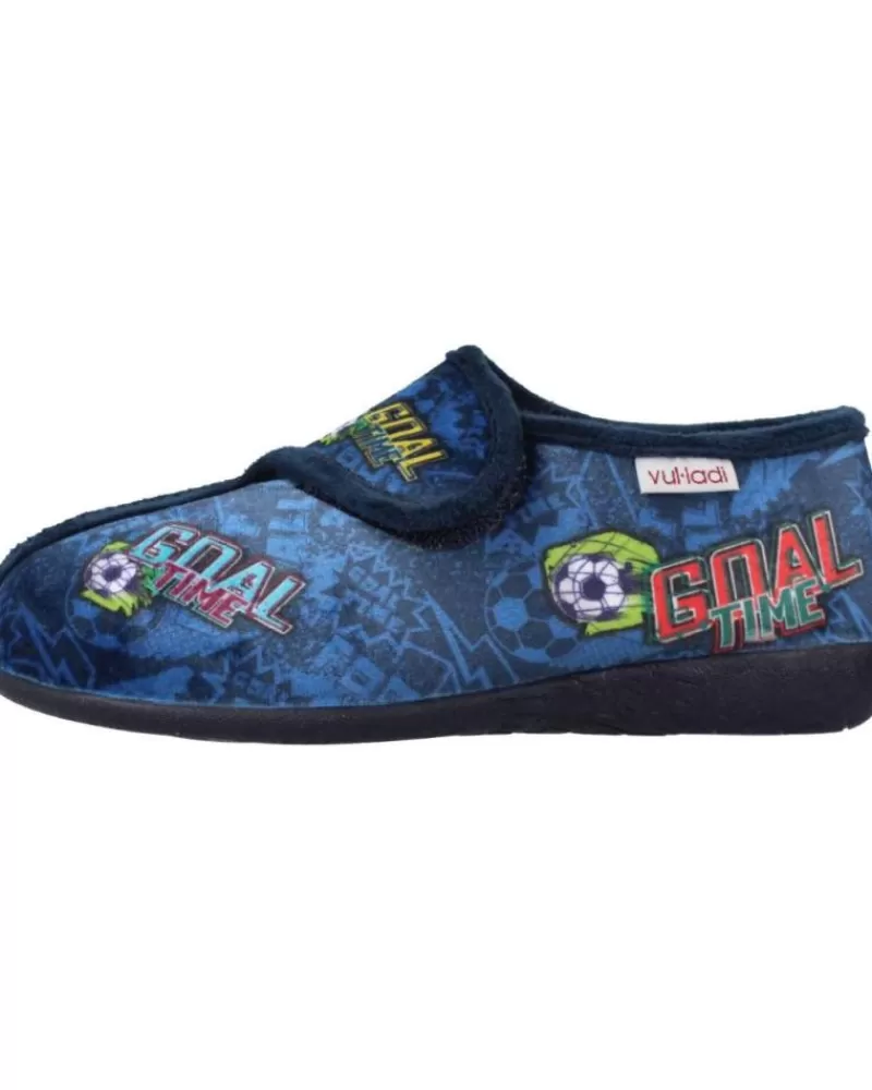 Boy VUL-LADI House Slipers-Boy House Slipers 5227 140 Azul