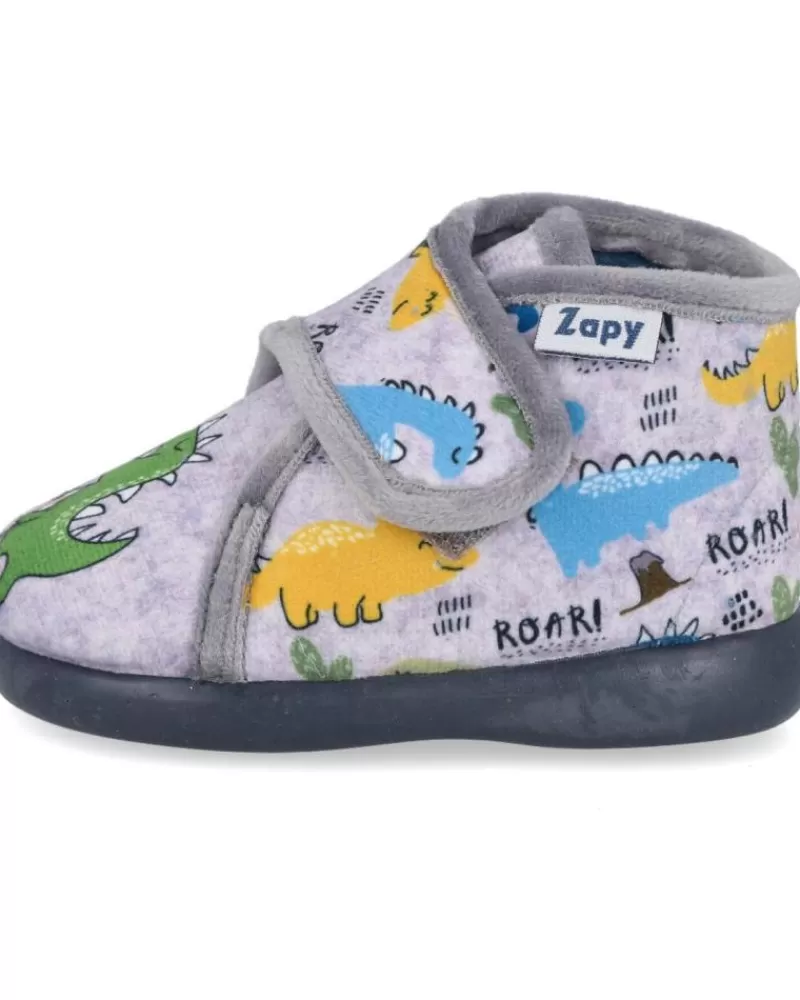 Boy ZAPY House Slipers-Boy House Slipers Af10560 Zapatillas De Casa Nino Gris