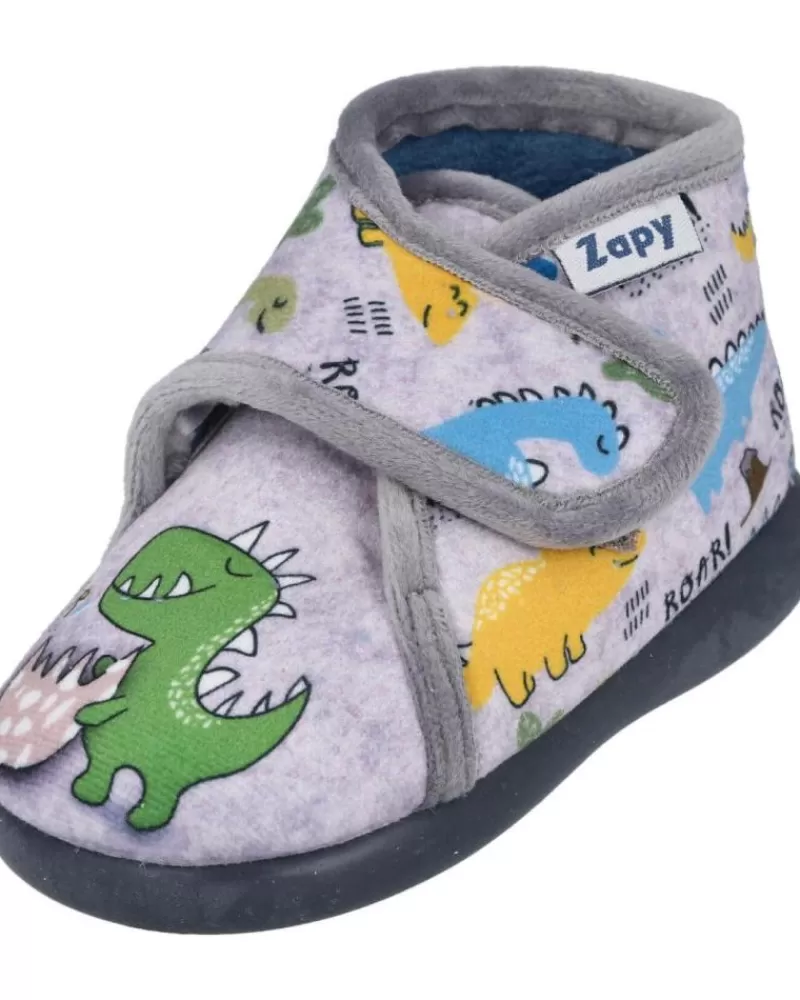 Boy ZAPY House Slipers-Boy House Slipers Af10560 Zapatillas De Casa Nino Gris