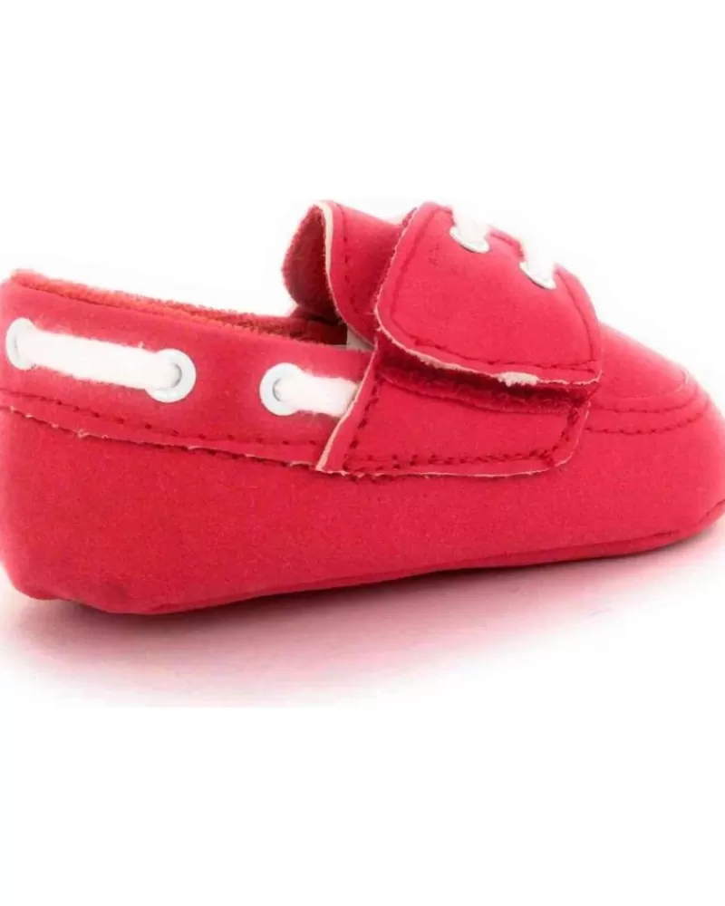 Boy COLORES Boat Shoes-Boy Infant Bebe 121310 Rojo