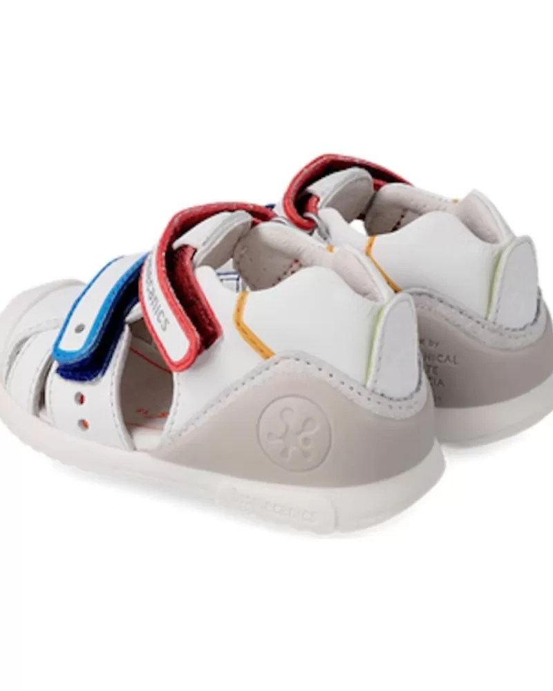 Boy BIOMECANICS Infant-Boy Infant Otras Marcas Sandalia Primeros Pasos Piel Blanco Sauvage