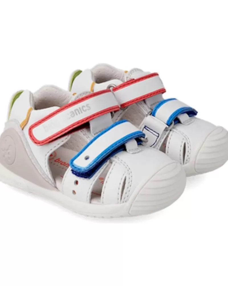 Boy BIOMECANICS Infant-Boy Infant Otras Marcas Sandalia Primeros Pasos Piel Blanco Sauvage