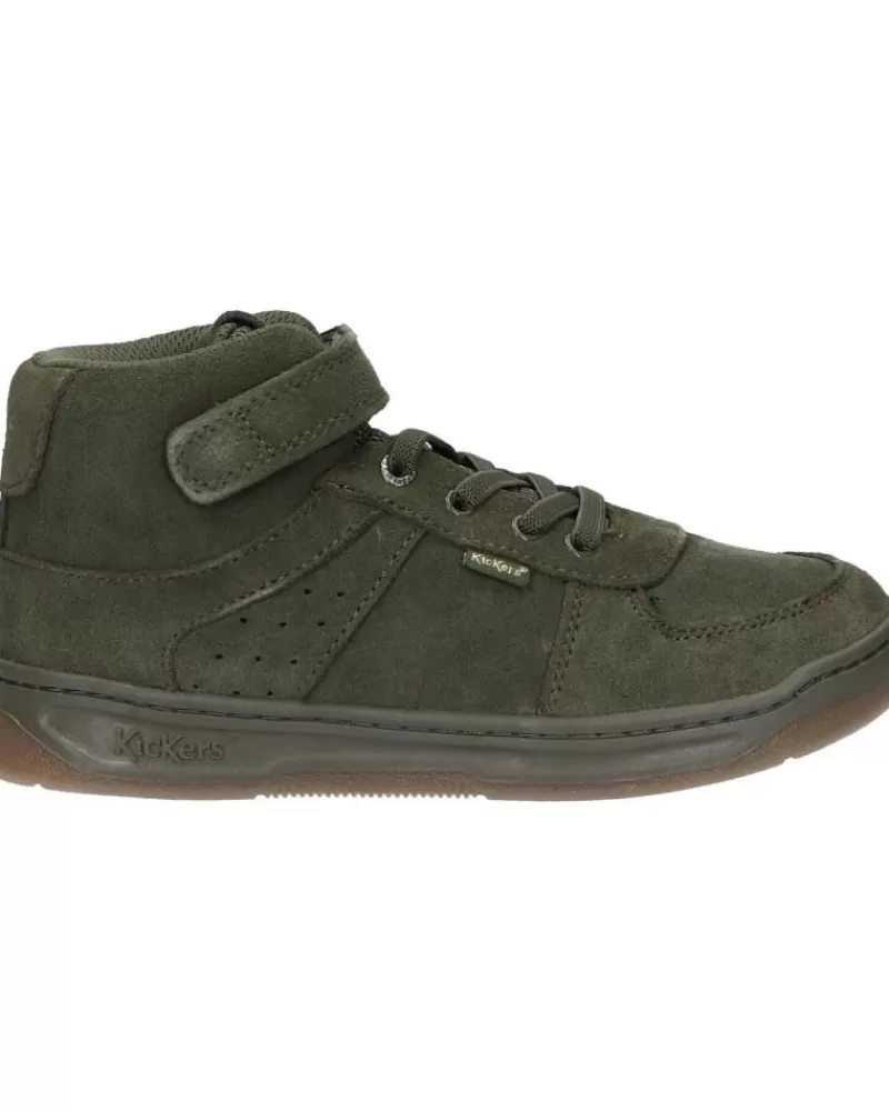 Boy KICKERS Sports Shoes-Boy 910876-30 Kickalien 20 Kaki
