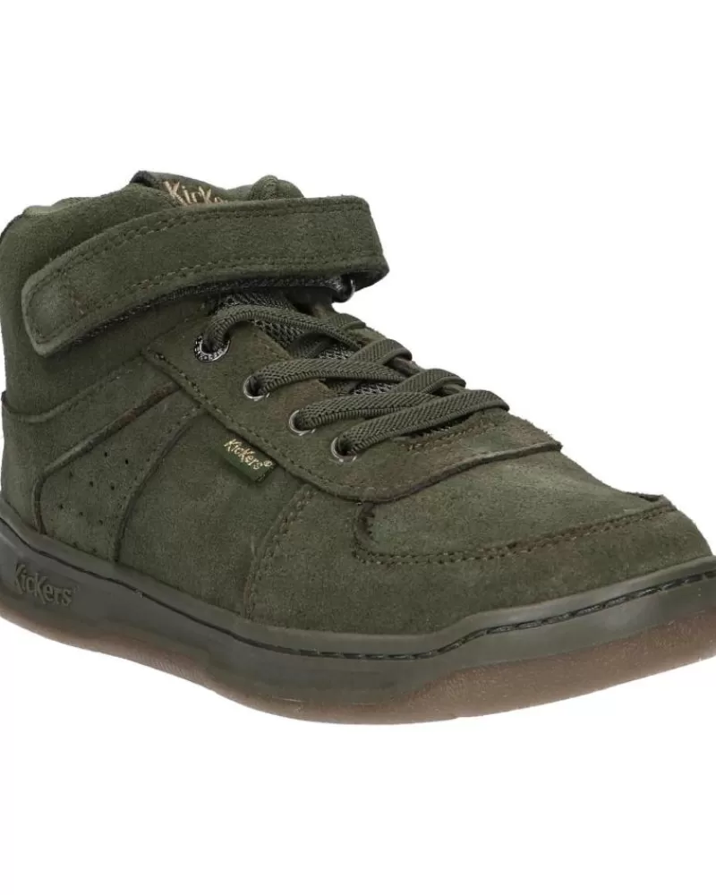 Boy KICKERS Sports Shoes-Boy 910876-30 Kickalien 20 Kaki